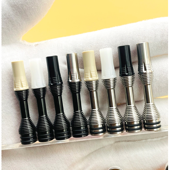 #93 DSX MTL Long Drip tip SS|Black